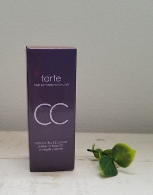 Tarte CC Colored Clay Primer 0.51 oz ''Deep'' Full Size ~ BOXED ~
