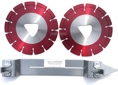 5x2PK-6'' HusqvarnaRED Soff Cut Diamond Blade 5 Skid Plate Asphalt Green Concrete