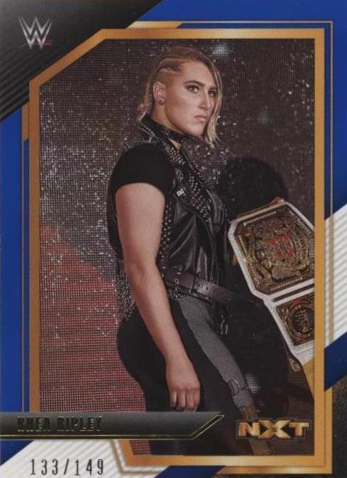 2022 Panini WWE NXT - NXT Alumni Rhea Ripley #123 Blue /149 for sale ...
