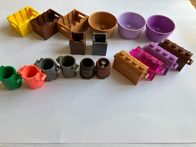 Lego Crate, Barrel, Treasure Chest, Trash Containers, Box Choose Your Own  (91)