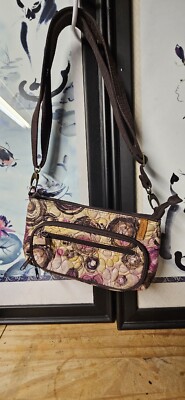 Donna Sharp wallet bag crossbody rectangular purse 11x6x2.75'' approx.