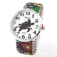 Sea Turtle Novelty Stretch Watch