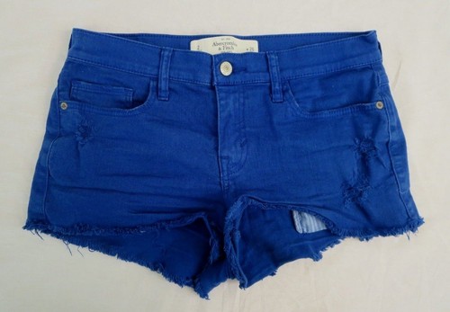 Abercrombie Womens Destroyed Shorts 