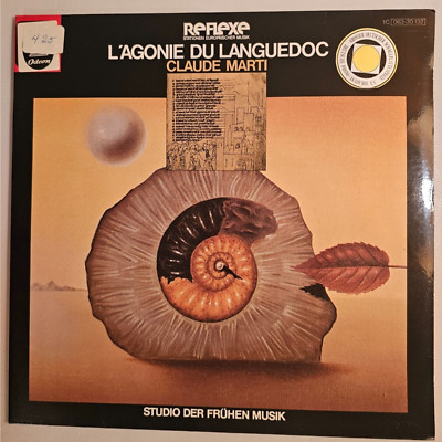 Claude Marti Studio Der Frühen Musik - L'Agonie Du Languedoc (LP, Gat)