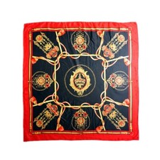 Vintage 100 Pure Silk Spring Summer Scarf Unisex Style P702826