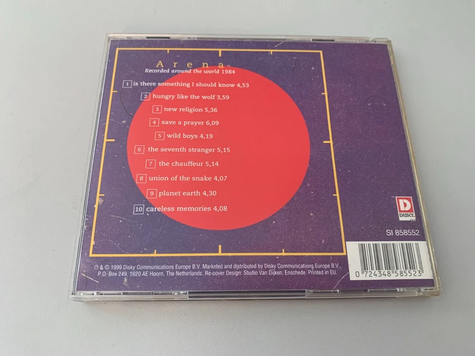 Duran Duran – Arena - CD © 1984/99 -Wild Boys,Save A Prayer,Hungry Like The Wolf - Bild 3 von 3