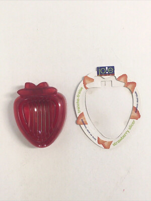 Lot Joie MSC Simply Slice Strawberry Slicer Red Cutter Food Kitchen