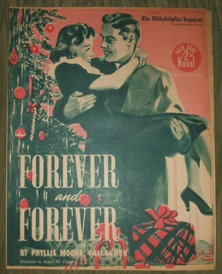 Philadelphia Inquirer Gold Seal Novel Dec 22 1940 Forever & Forever P. Gallagher