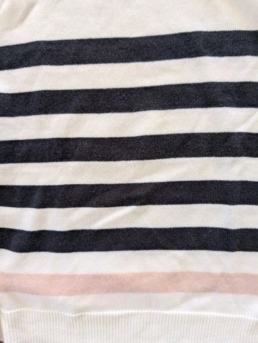 EUC Size 10 Maddie Preppy Paris Striped Sailing Long Seelve Sweater Top Shirt - Picture 2 of 4