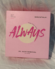 Wavytalk ALWAYS IPL Hair Removal Device   Ice Cooling   Complete Set w/ Box -NIB