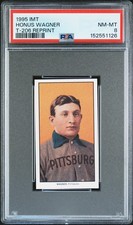 1995 IMT T-206 REPRINT HONUS WAGNER PSA 8