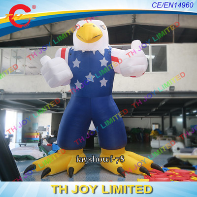 20ft Giant Inflatable Eagle USA Cartoon Advertising Outdoor Inflatable Masco NEW