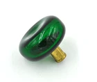 Vintage Blenko Glass Vase Lamp Finial - Emerald