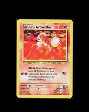 Pokemon TCG Blaine's Growlithe (62) 062/132 Unlimited - Gym Heroes on eBay