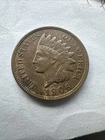 1906 Indian Head Cent Penny 1c Coin VF to XF Condition Antique raw to collection