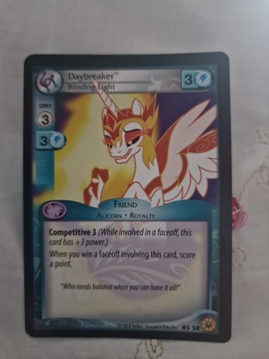 My Little Pony Ccg #5 Sr Daybreaker, Blinding Light TOP 