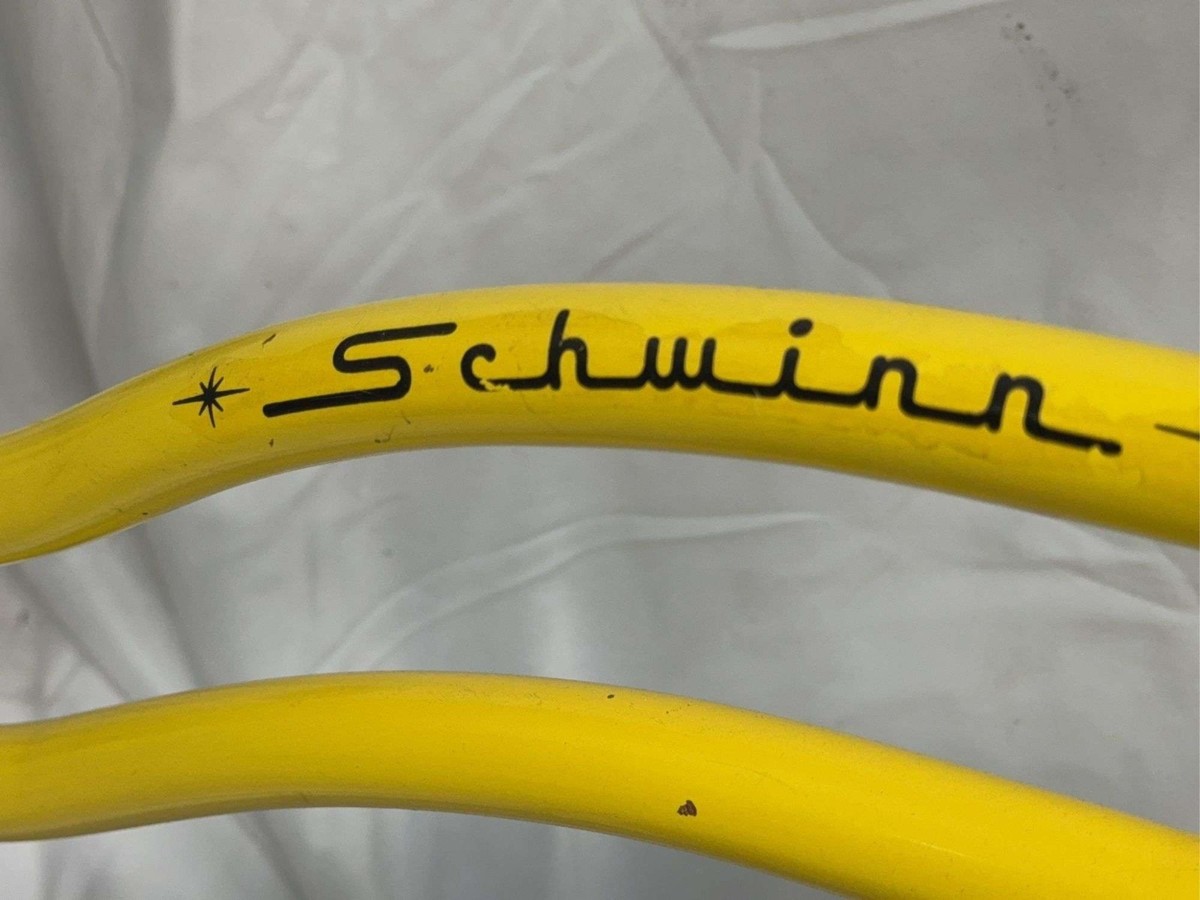 Vintage 1970's Schwinn Yellow Sting-Ray Lil' Chik Bike Bicycle w