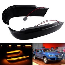 2x LED Spiegelblinker Lampe Für VW Touareg 7L6, 7L7, 7LA  2003-2006 Dunkel Linse