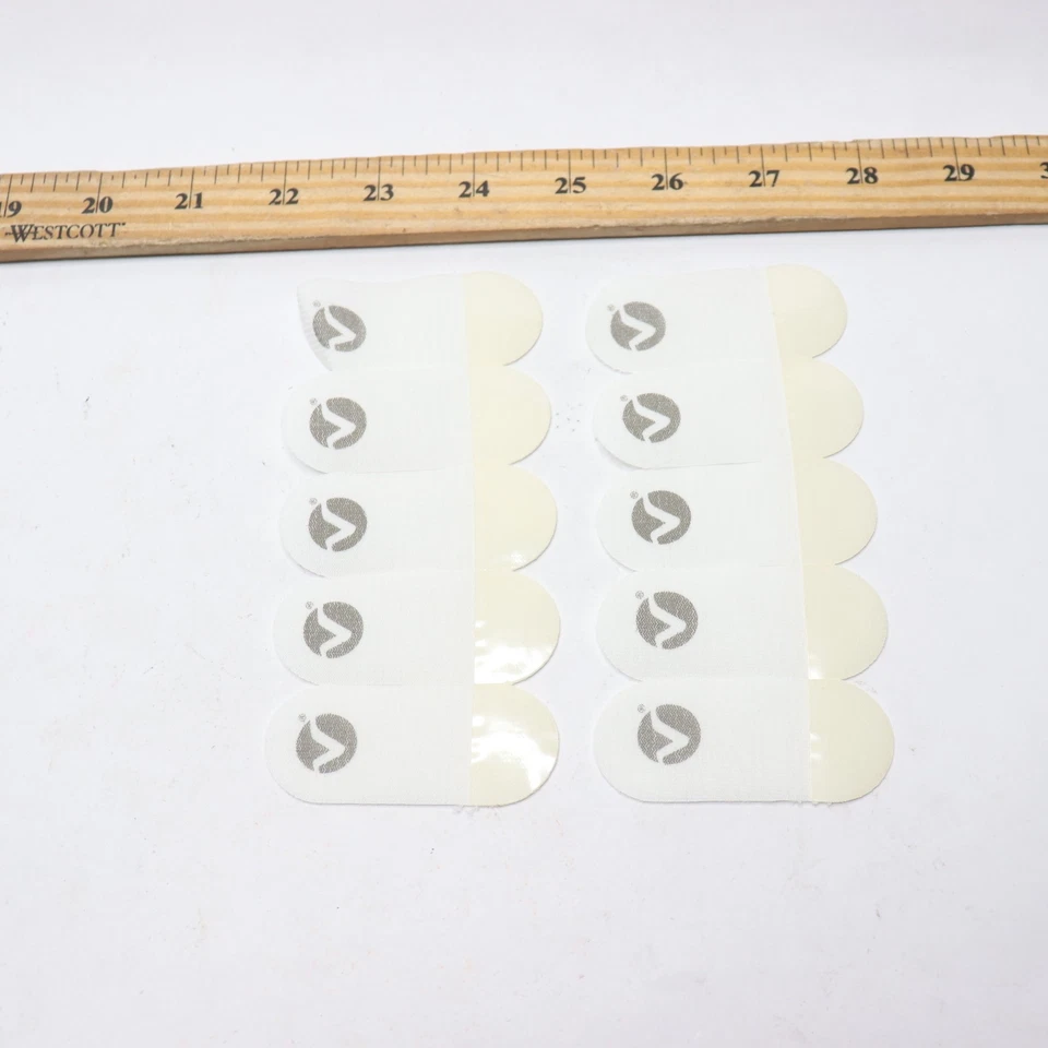 (10-Pk) VELCRO(R) Removable Adhesive Back Holds Secure Cable Clips Nylon White - Image 3 of 4