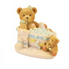 Cherished Teddies Betty Bubblin' Over With Love Bear in Bathtub Vintage 1993