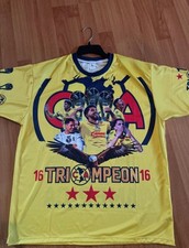 Club America Jersey Campeon 2024. Tricampeon. Playera del América. Large Size.