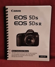Canon EOS-5Ds 5Dsr Basic Instruction Manual: 164 Pages  Protective Covers 