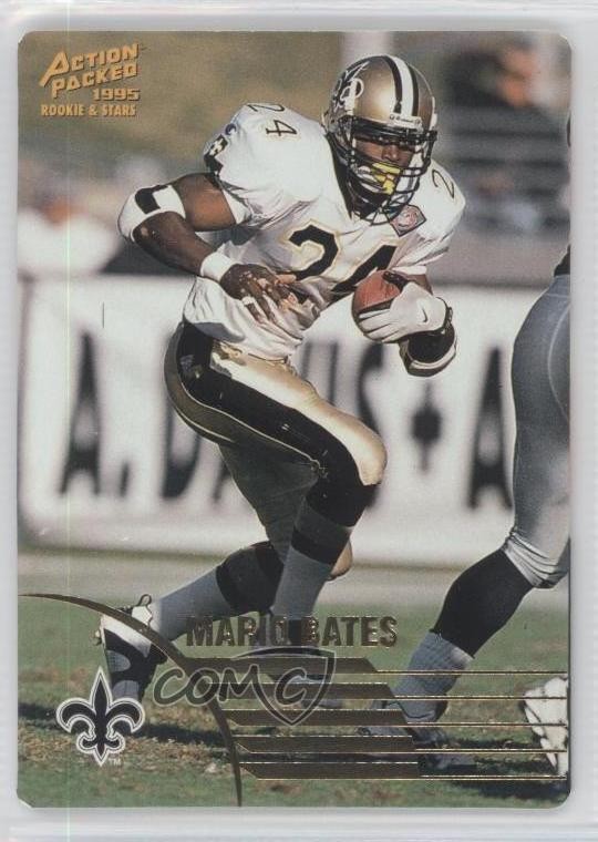 1995 Action Packed Rookies & Stars Mario Bates #41 0a1
