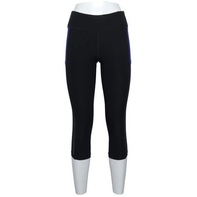 Profile By Gottex, Sportleggings, Größe: M, Schwarz/Blau #APu