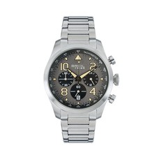 Orologio Uomo BREIL Tribe RECON EW0839 Chrono Bracciale Acciaio Grigio