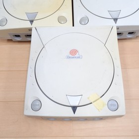 LOT 3 Sega Dreamcast White Console JUNK for parts NTSC-J Japan