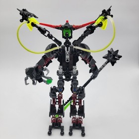 RARE 6203 Hero Factory BLACK PHANTOM 100% COMPLETE +Manual Villans LEGO Bionicle