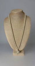 Lovely Over The Head Faux Pearl Necklace 17”