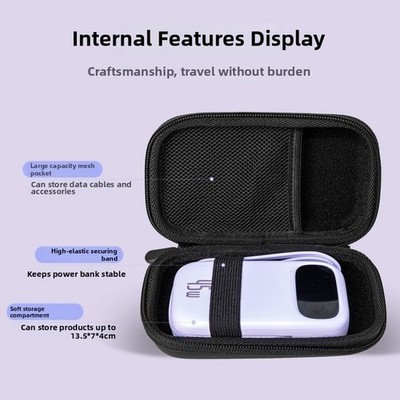 F��r Baseus Powerbank Powerbank Case Outdoor Einsatz EVA Hartschale PU Au?en