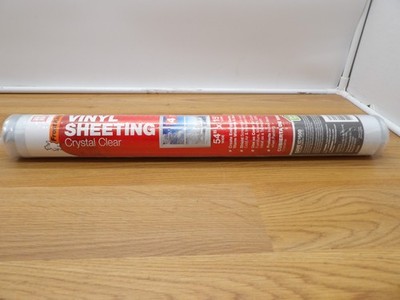 Frost King V54184 Crystal Clear Vinyl Sheeting, 54  X 15  X 4Mil-FREE SHIPPING!
