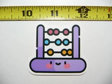 OLD SCHOOL ABACUS MATH SMALL STICKER DECAL MATHEMATICS SCHOOL CLASS TEACHER
