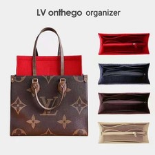 Taschenorganizer Einsatz mit Reißverschluss für LV OnTheGo MM GM/Book Tote