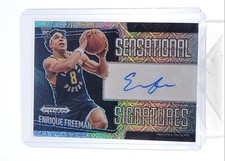 ENRIQUE FREEMAN 2025-26 PANINI PRIZM BLACK SENSATIONAL MOJO RC AUTO /25