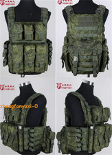 Replica Russian 6B46 Tactical Vest Body Armor Molle Plate Carrier AK Pouches Set
