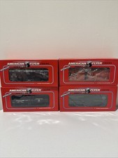 Lionel AMERICAN FLYER TRAINS S Gauge Lot auS Army, refrigerator, Box Car, Nickle