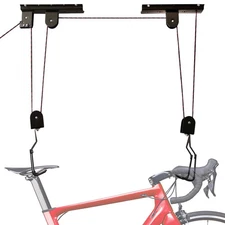 Neature Ceiling Bike Rack Garage Hoist - 50lb Indoor Bike Storage Pulley System