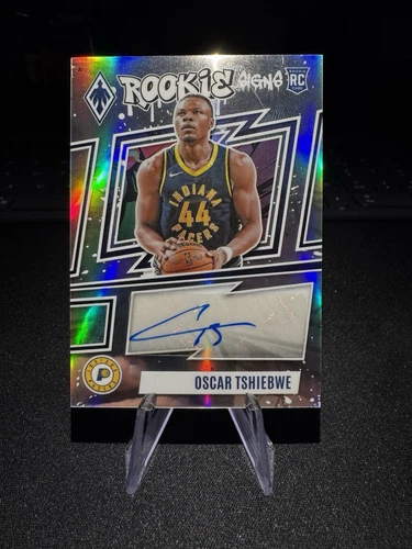 2023-24 Oscar Tshiebwe Panini Phoenix Rookie Signs Auto /99 Jazz