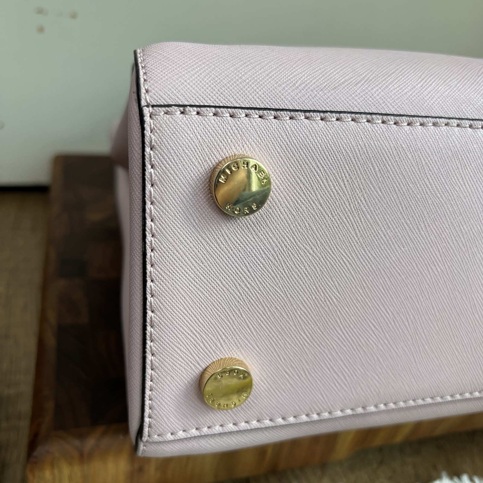 Michael Kors Kellen Medium Satchel Crossbody Bag Blossom Saffiano Leather NEW thumbnail 13