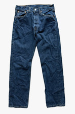 VTG 90s Men's Levi's 501 Fuzzy Blue Denim Jeans 28x30 USA Button Fly