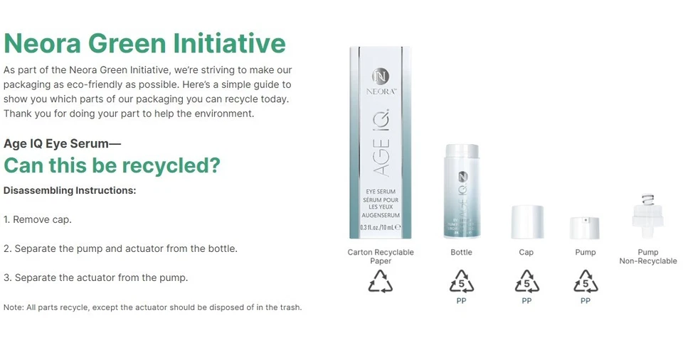 Сыворотка для глаз Neora Age IQ 0,3 жидкой унции - новая и запечатанная в коробке! Бесплатная доставка 🚚🚚 - Изображение 4 из 4