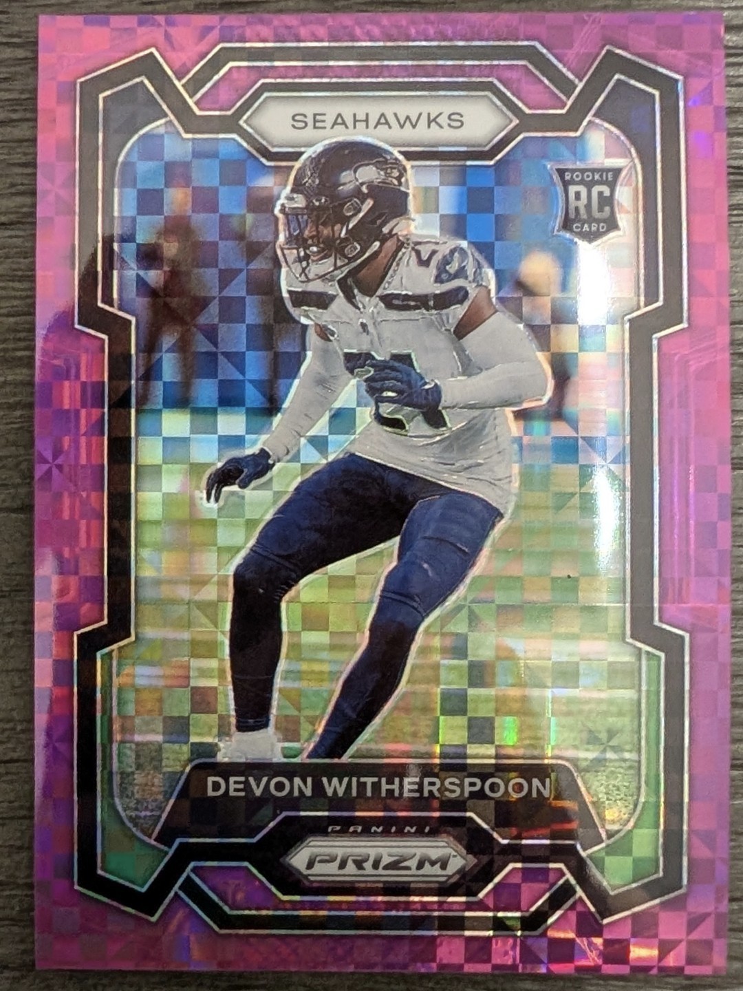 2023 Prizm Devon Witherspoon #389 Purple Power /49 RC Rookie