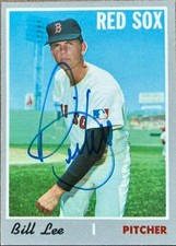 Bill Lee Autographed 1970 Topps #279 Rookie Card. rookie card picture