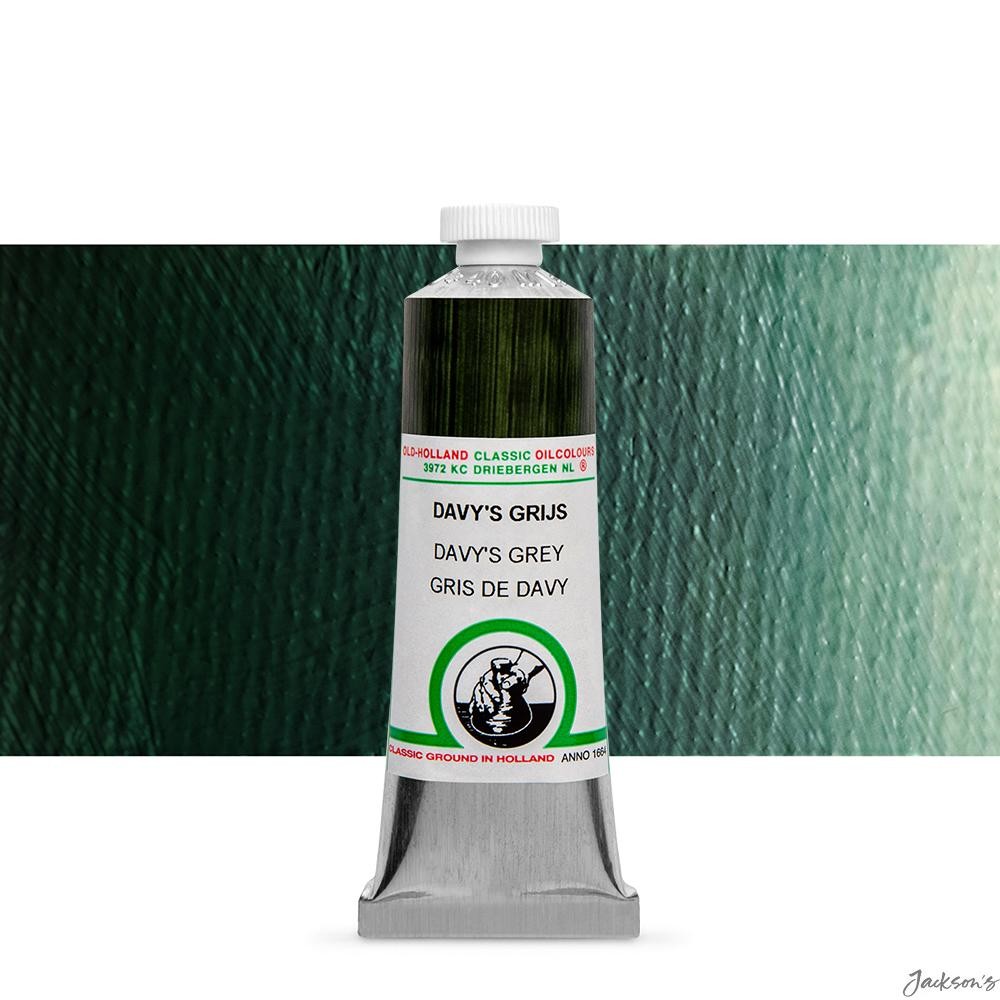 Old Holland Classic Oil Paint Cold Pressed Linseed Oil 40ml Davy's Grey Colour