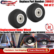 2 PCS For NordicTrack CX1055 Replacement Ramp Wheel NEL90950 Part Number 206612