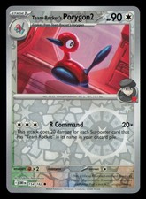 Team Rocket's Porygon2 154/182 Reverse Holo Common Destined Rivals Pokemon NM