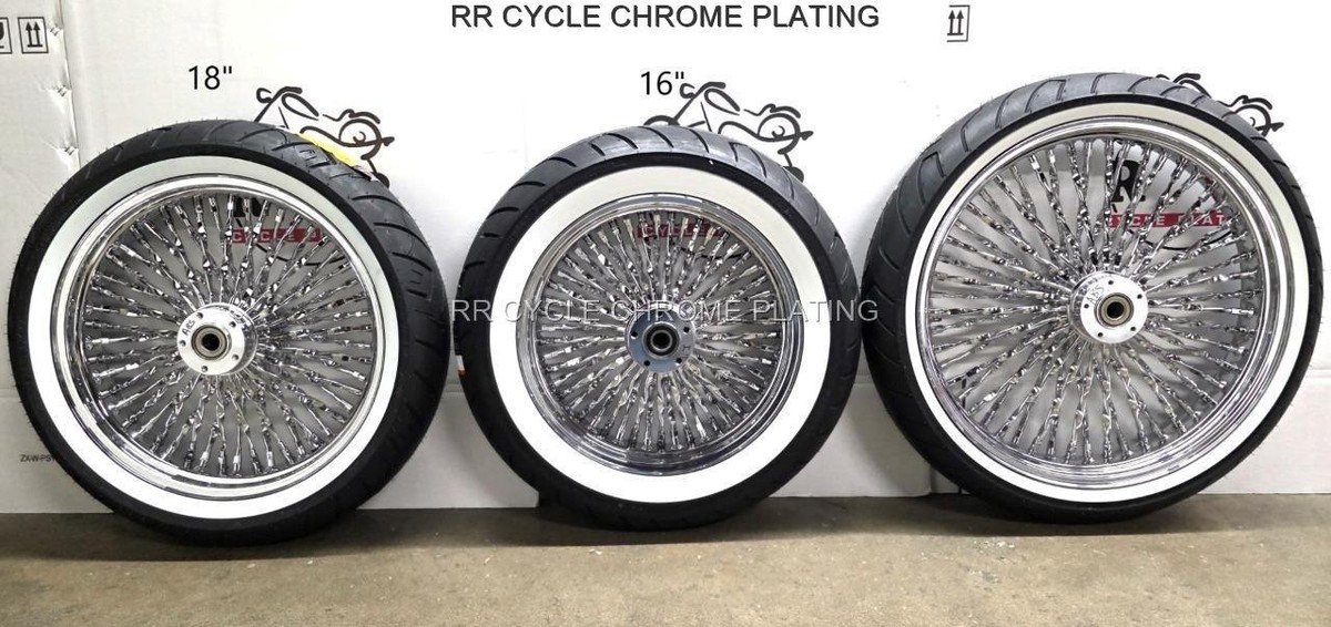 DNA 52 Cali Twisted Spoke 21 16 Wheels Rotor Tire Harley Touring